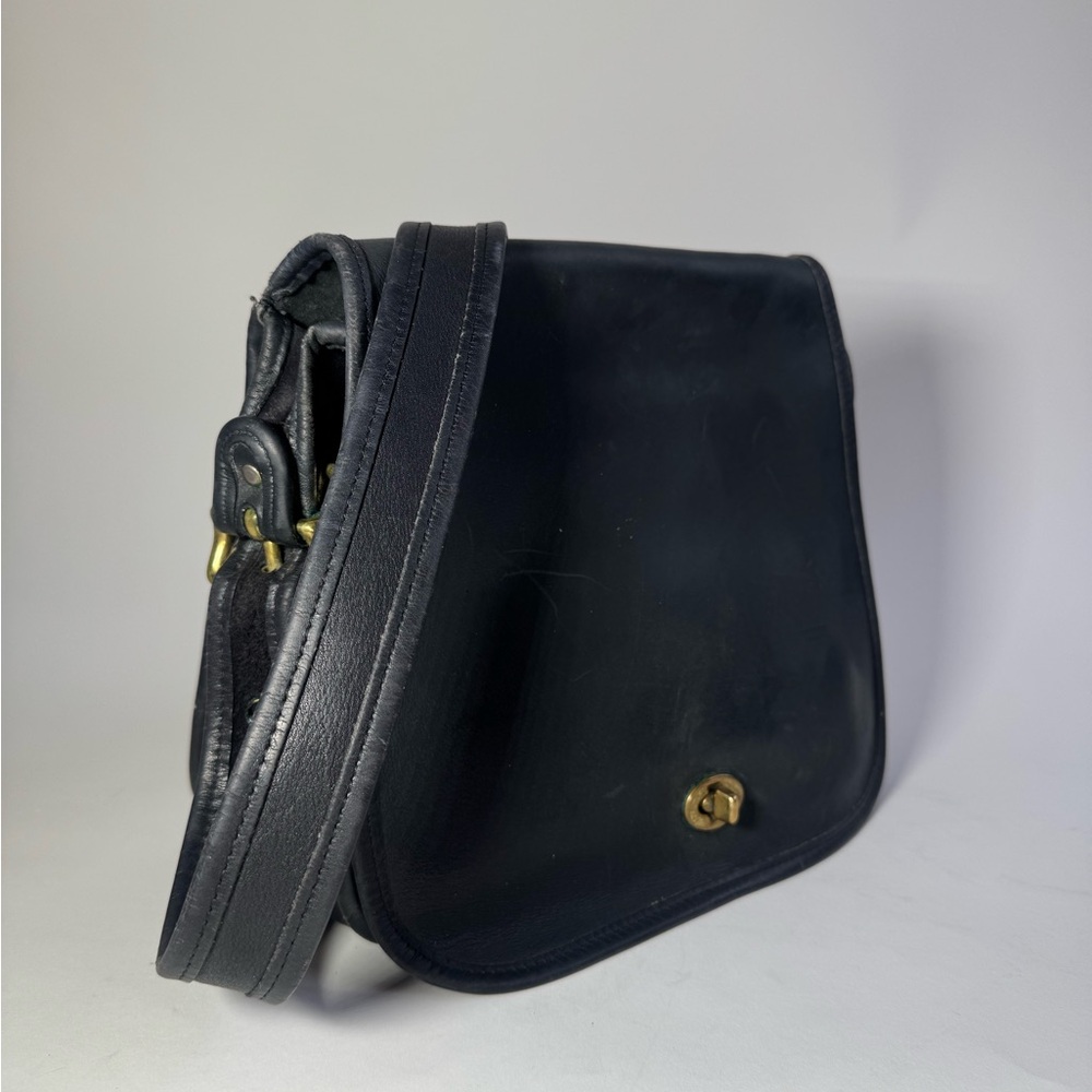 Black Leather Crossbody Bag